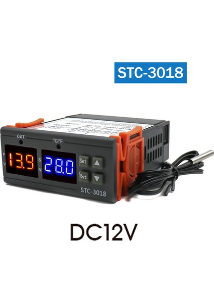 STC-3018 Çift Dijital Sıcaklık Denetleyicisi Iki Röle Çıkışı Termoregülatör Termostat Isıtıcı Soğutucu 12V (Yurt Dışından) indirimleri