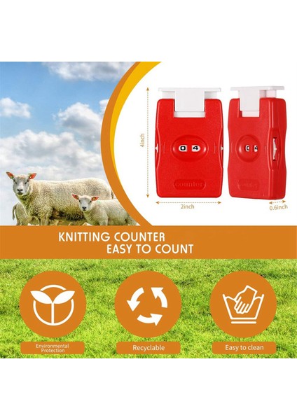 Örgü Sayacı, Örme Iğne Sayacı Iğne Işaretleme Aracı Plastik Örgü Sayacı Örgü Tığ Işi Sayacı (Yurt Dışından) fırsatları