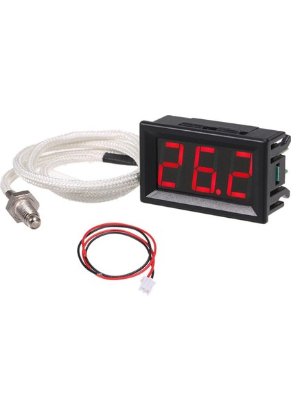 Endüstriyel Yüksek Sıcaklık K Tipi M6 Termokupl Termometre DC12V -30-800 ℃ Dijital Sıcaklık Ölçer Test Cihazı Kırmızı (Yurt Dışından) fiyatları