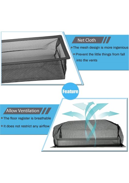Zemin Kayıt Kapağı Tuzağı, Ev Hava Havalandırma Filtreleri Için Zemin Hava Havalandırma Örtü Kapak Ekranı 6 Paketler (4X10 Inç 6 Parça) (Yurt Dışından) fırsatları