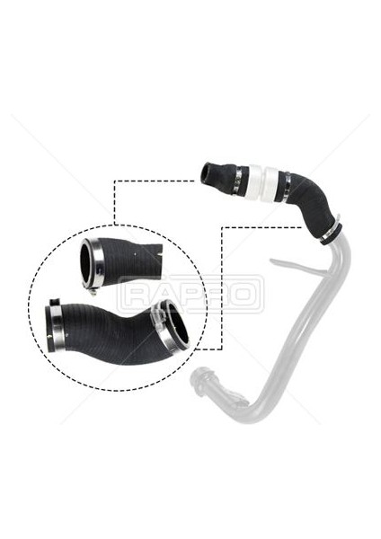 R15399.K - Turbo Hortum Kiti 15399 11593 Peugeot Boxer-Cıtroen Jumper Iıı Fıat Ducato 2.2 Hdı 06