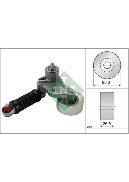 534003710 - Alternatör Gergi Rulmanı Gerdirici P206 1.4i-1.6i-16 16V 98- -Xsara 1.4i-1.6-1.6 16V 97-05