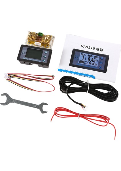VA9210 120V 200A Dijital Voltmetre Ammetre Pil Kapasite Göstergesi Salonu Coulomb Metre Test Cihazı Güç Dedektörü (Yurt Dışından) modelleri
