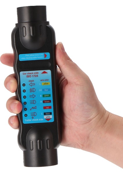 12V Araç Araba Römork Test Cihazı 7/13 Pim Çekme Işık Kablosu Devre Fiş 2 Adaptörlü Elektrik Teşhis Aletleri (Yurt Dışından) modelleri