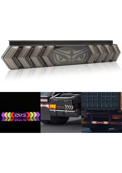 Şeytan Göz Tail Işıkları Rgb Yedi Renk Koşu Kamyonu Turn Sinyal Işıkları Kamyon Kamyon LED Fren Yemin (Yurt Dışından) modelleri