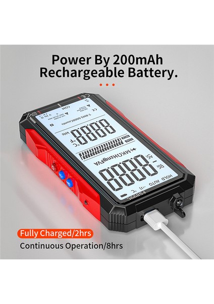 Dijital Multimetre 6000 Sayımlar Gerçek Ac/dc Ammetre Voltmetre Oto Sıcaklığı Ohm Hz Kapasitans Diyot Ncv Metre (Yurt Dışından) indirimleri