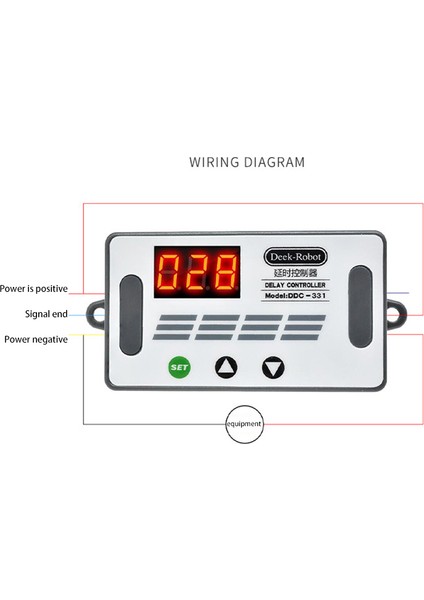 Deek-Robot DDC-331 Dc 12V Tetikleme Döngüsü Zamanlayıcı Zamanlayıcı Gecikme Rölesi LED Dijital Ekran Ayarlanabilir Zamanlama Kontrol Anahtarı Röleleri (Yurt Dışından) fiyatları
