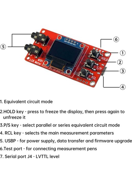 M181 Dijital Lcr Test Cihaz Kiti Yüksek Hassas Indüksiyon Direnç Ölçümü Ölçer Kapasitans Ölçer Dıy Modülü (Yurt Dışından) indirimleri