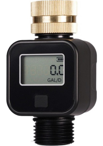 Su Akışı Ölçer Ipx6 Pirinç Giriş Ipli ile Su Geçirmez Dış Mekan Hortum Hortum Su Deposu Çim Sprinkler A (Yurt Dışından)