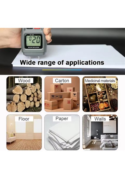 Mt-15 Ahşap Nem Ölçer Ahşap Nem Test Cihazı Higometre Timber Nemli Dedektör Ağacı Dijital Test Cihazı Gri (Yurt Dışından) indirimleri