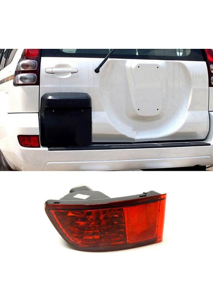 Arka Tampon Reflektörleri Işıklar Toyota Land Cruiser Prado 120 Kuyruk Lambası 2002-2009 Için Ampul Yok Arka Işık Kuyruğu Işık Kabuğu Yok (Yurt Dışından) indirimleri