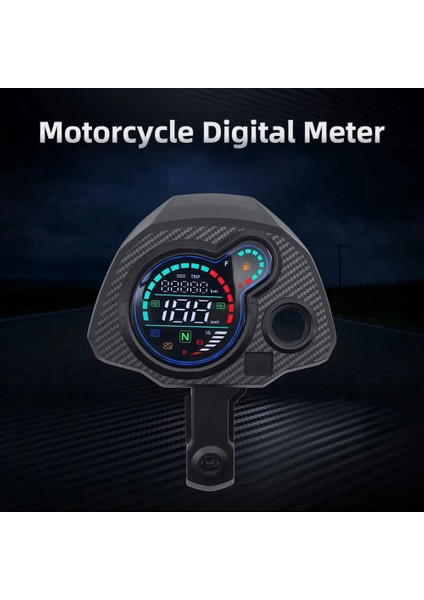 Evrensel Motosiklet Dijital Speedometre LCD Yolcaza Hız Ölçer Honda Navi 110 NAVI110 Dijital Motor Gösterge Tablosu (Yurt Dışından) fırsatları