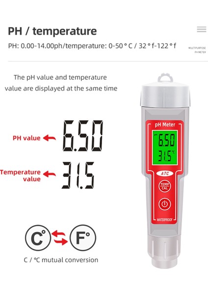 Dijital 2 In1 Ph Sıcaklık Su Kalitesi Test Cihazı Arka Işığı Hidroponik Yüzme Havuzu Akvaryumu Ölçüm (Yurt Dışından) indirimleri