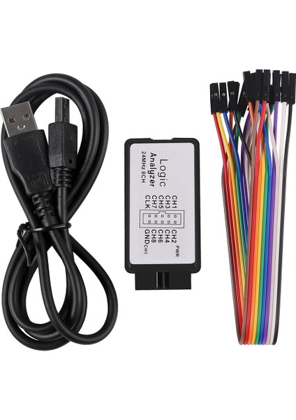 2 Set USB Mantık Analizörü 24MHZ 8 Kanal 24M/SANIYE Arm Fpga Mantık Analizörü Mantık 8ch Için Mantık Analizör Hata Ayıklayıcı (Yurt Dışından) modelleri