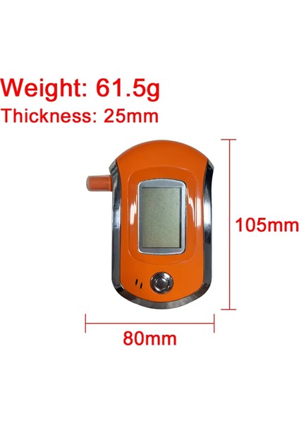 Profesyonel Dijital Nefes Alkol Test Cihazı Breathalyzer AT6000 Alkol Nefes Test Cihazı Alkol Dedektörü (Yurt Dışından) indirimleri