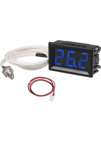 Endüstriyel Yüksek Sıcaklık K Tipi M6 Termokupl Termometre DC12V -30-800 ℃ Dijital Sıcaklık Ölçer Test Cihazı Mavi (Yurt Dışından) indirimleri