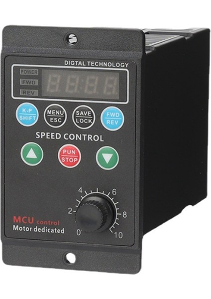 220V Tek Fazlı Giriş Üç Fazlı Çıkış Motor Sürücü Frekans Dönüştürücü Dört Hanlı Dijital Ekran T13-400W-H (Yurt Dışından)