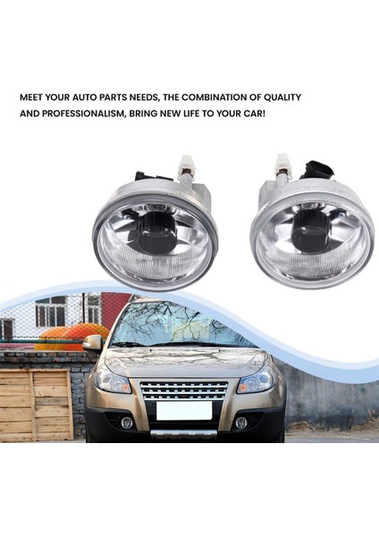 1paır Araç Ön Tampon Sis Lambaları Montaj Sürüş Lambası Sis Lambası Suzuki Sx4 2007-2012 Aerio 2002-2004 (Yurt Dışından) modelleri