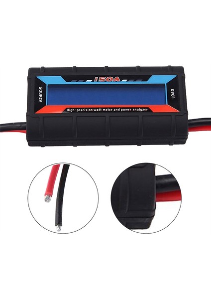 150A Yüksek Hassas Watt Metre Güç Analizörü Arka Işık LCD Wattmetre 150A Power Metre Analiz Enstrümanı (Yurt Dışından) fırsatları