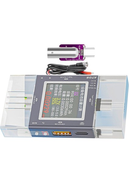 Usb/typ-C Test Cihazı Çok Fonksiyonlu Dijital Ekran Voltajı Akım Monitör Osiloskop Algılama Modülü ile Güç Ölçer (Yurt Dışından)