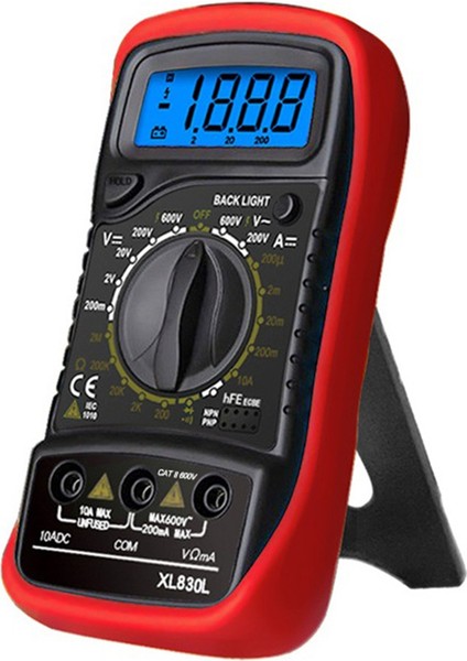 XL830L Elde Taşınır Dijital Multimetre LCD Arka Işığı Taşınabilir Ac/dc Ammetre Voltmetre Ohm Voltaj Test Metre Multimetro A (Yurt Dışından)