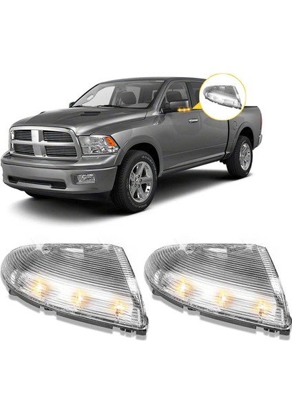 Dodge Ram 1500 2500 2009-2018 Için Ayna Dönüş Sinyali Işıkları Lamba ve Muhafaza (Yurt Dışından) fırsatları