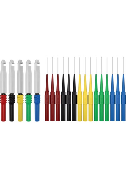 Yeni 20PCS Multimetre Test Probu Iğne Paslanmaz Ponksiyon Arka Prob Pin 4mm Muz Soket Denetim Aracı JT0048 (Yurt Dışından)