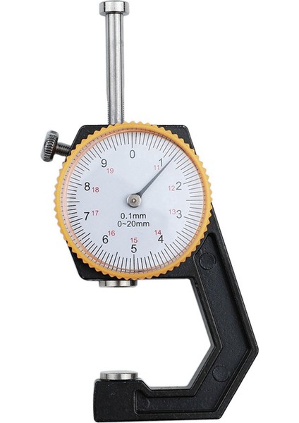 Taşınabilir Mini Kalınlık Göstergesi 0-20MM Işaretçi Kalınlığı Gösterge El Tipi Düz Kafalar Kalınlık Gösterge Kağıt Kalınlık Göstergesi (Yurt Dışından)