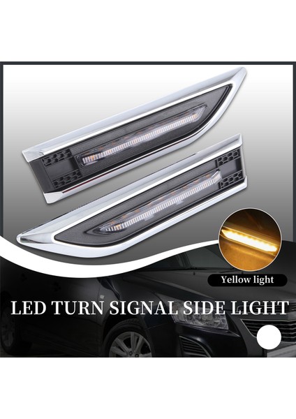 Araba Sarı Işık LED Dönüş Sinyalleri Chevrolet Cruze 2009-2012 2013 2014 2015 (Yurt Dışından) fırsatları