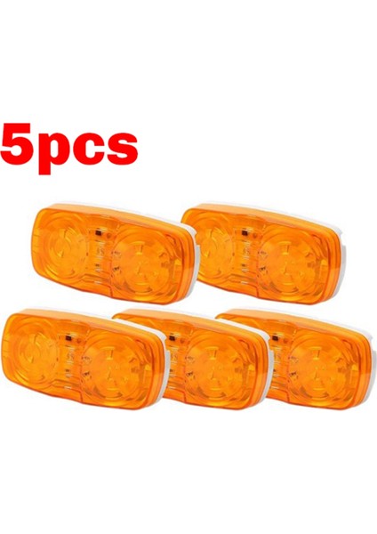 5 Pc LED Kamp Dış Işıklar Rv Römork Işaretçisi Işıkları Çift Bullseye Yan Çamurluk Işıkları 10 Diyot Işıkları (Yurt Dışından) fiyatları