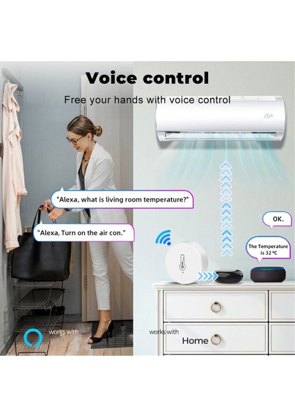 Zigbee Sıcaklığı ve Nem Sensörü Ewelink Uygulama Kontrolü Için Mini Sıcaklık Nem Dedektörü (Yurt Dışından) fiyatları