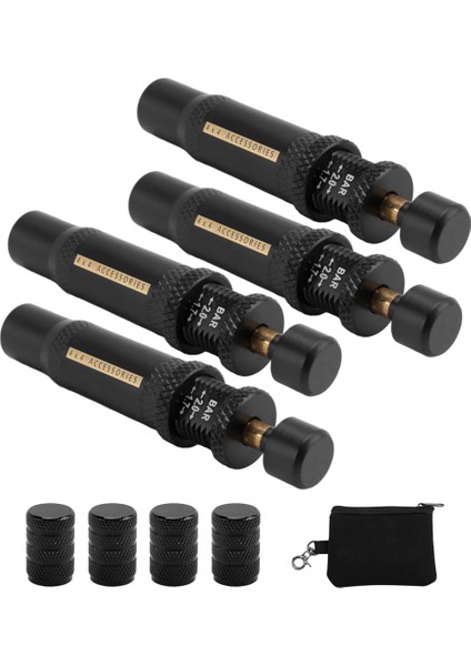 Ayarlanabilir Otomatik Döşemeli Tire-Deflator Valf Kiti (10-30 Psı) 4 Pc Vidalı Lastik Havası Aracı Araçlar Motosiklet (Yurt Dışından) modelleri