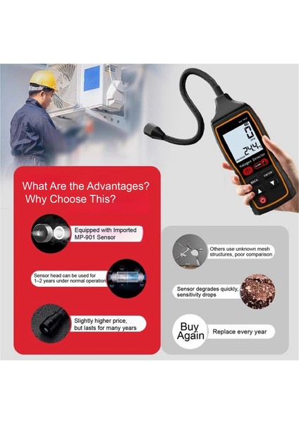 SW-743A Soğutucu Sızıntı Dedektörü Yüksek Hassasiyet LCD Ekran DC4.5V Halojen Freon Test Merkezi Ac Araba Buzdolabı (Yurt Dışından) modelleri