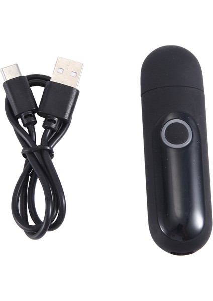 Taşınabilir Temassız Alkol Test Cihazı Breathalyzer LED Ekran Dijital Ekran Nefes Alkol Testi ile Şarj Edilebilir, Siyah (Yurt Dışından)