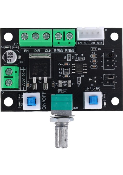 Step Motor Sürücü Denetleyicisi Hız Regülatörü 8-24V Için Dc 12V 24V Step Motor Puls Sinyal Üreticisi Modülü (Yurt Dışından)