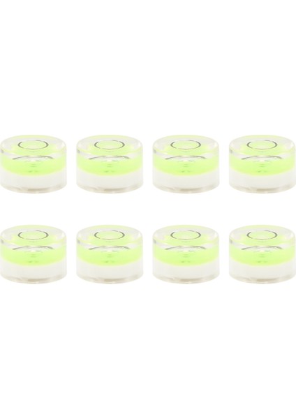 8pcs Mini Dairesel Kabarcık Ruh Seviyesi Bullseye Seviyeleri Tespit Teleskopu, Tripod, 10X6MM, Yapışkan Olmayan (Yurt Dışından)