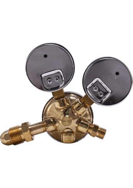 Oksijen Gaz Şişesi Regülatörleri O2 Azaltma Basınç Inhaler Çift Gösterge Regülatörü Oksijen Tank Regülatörü (Yurt Dışından) indirimleri