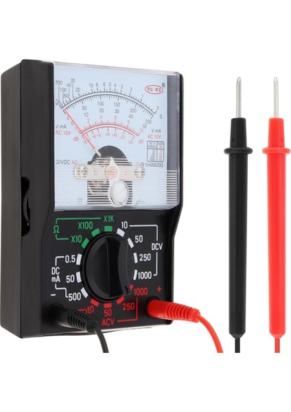 Multimetre, Ac/dc Volt 1000V Voltmetre Amp Volt Ohm Voltaj Test Cihazı Test Uçları ve Pil Dahil (Yurt Dışından)