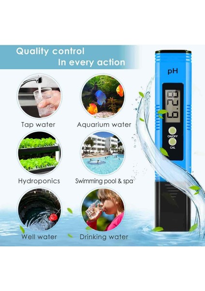 Ph Metre, Dijital Ph Test Cihazı Su Için Ph Metre, 0-14 Ph Test Aralığı Ph Kalemi, Içme Suyu Için Su Testi Kitleri (Yurt Dışından) modelleri
