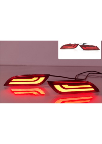 Araba LED Arka Tampon Işıkları Dinamik Dönüş Sinyali Işık Fren Işığı Reflektör Işığı Chevrolet Spark Için 2010-2015 (Yurt Dışından) indirimleri