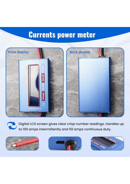 Dijital Wattmetre Watt Metre Güç Ölçer Dc 60V 100A Denge Voltajı Pil Denkleyicisi (Yurt Dışından) indirimleri