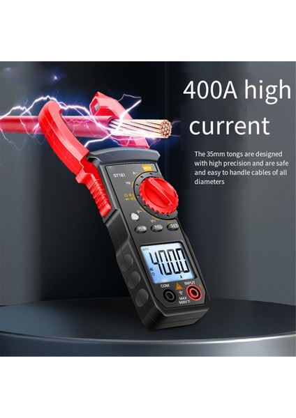 Akıllı Dijital Kelepçe Ölçer Yüksek Hassas Multimetre 400A Ac/dc Kelepçe Ölçer Dijital Ekran Arka Işığı Kelepçe Ölçer (Yurt Dışından) modelleri