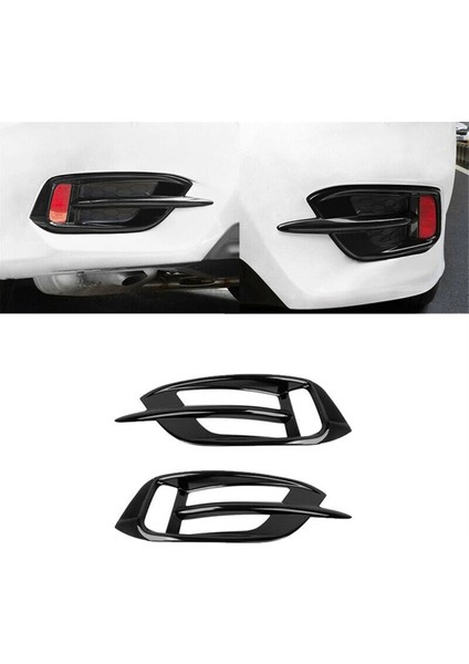 Honda Civic Için Siyah Araba Arka Sisli Izgara Kapak Döşeme 10TH 2016 2017 2018 2019 Arka Sis Lambası Izgarası (Yurt Dışından) modelleri