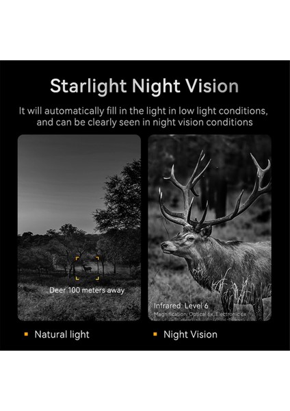 Yeni 4K Düşük Işık Tam Renkli Gece Görme Binoküler Büyük Ekran Ultra Yüksek Tanımlı Kızılötesi Açık Teleskop (Yurt Dışından) modelleri