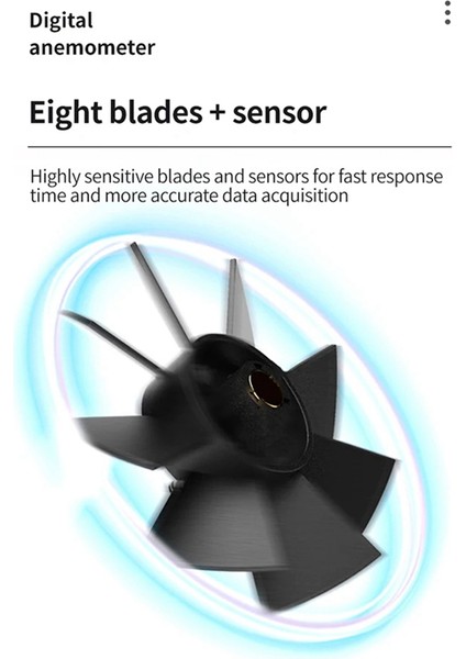 S8606 Anemometre Rüzgar Ölçer Test Cihazı Hava Kapalı Dış Mekan Dış Mekan Rüzgar Hızı Sıcaklığı Hacmi Yüksek Hassasiyet (Yurt Dışından) fiyatları