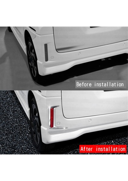 Araç Arka Tampon Sis Lambası Döşeme Çerçevesi Kapak Suzuki Spacia/spacia Özel MK04 Serisi Gümüş Için Araç Aksesuarları (Yurt Dışından) modelleri