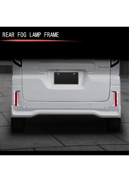 Araç Arka Tampon Sis Lambası Döşeme Çerçevesi Kapak Suzuki Spacia/spacia Özel MK04 Serisi Gümüş Için Araç Aksesuarları (Yurt Dışından) indirimleri