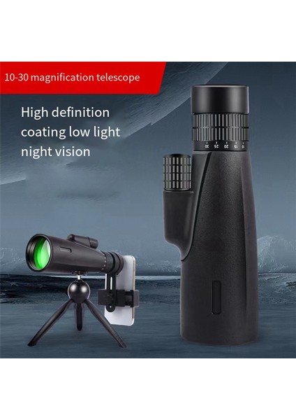 Yüksek Tanımlı Dürbünler 30X50 Zoom Uzun Mesafeli Taşınabilir Seyahat Dürbünleri Monoküler Av Oyuncakları (Yurt Dışından) fırsatları