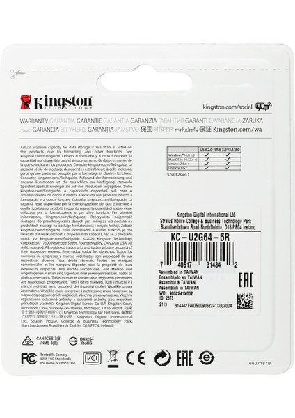 Kıngston 64GB Usb3.2 Dt Exdw KC-U2G64-5R