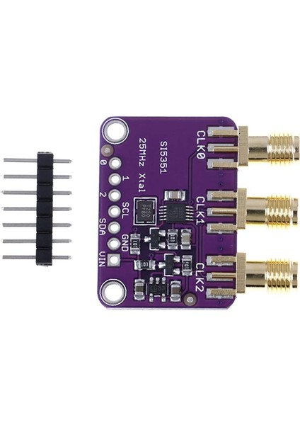 SI5351A I2C 25MHZ I2C Yüksek Frekanslı Sinyal Jeneratör Breakout Tahtası Kare Dalga Frekans Jeneratör Sinyal Jeneratörü (Yurt Dışından) fiyatları